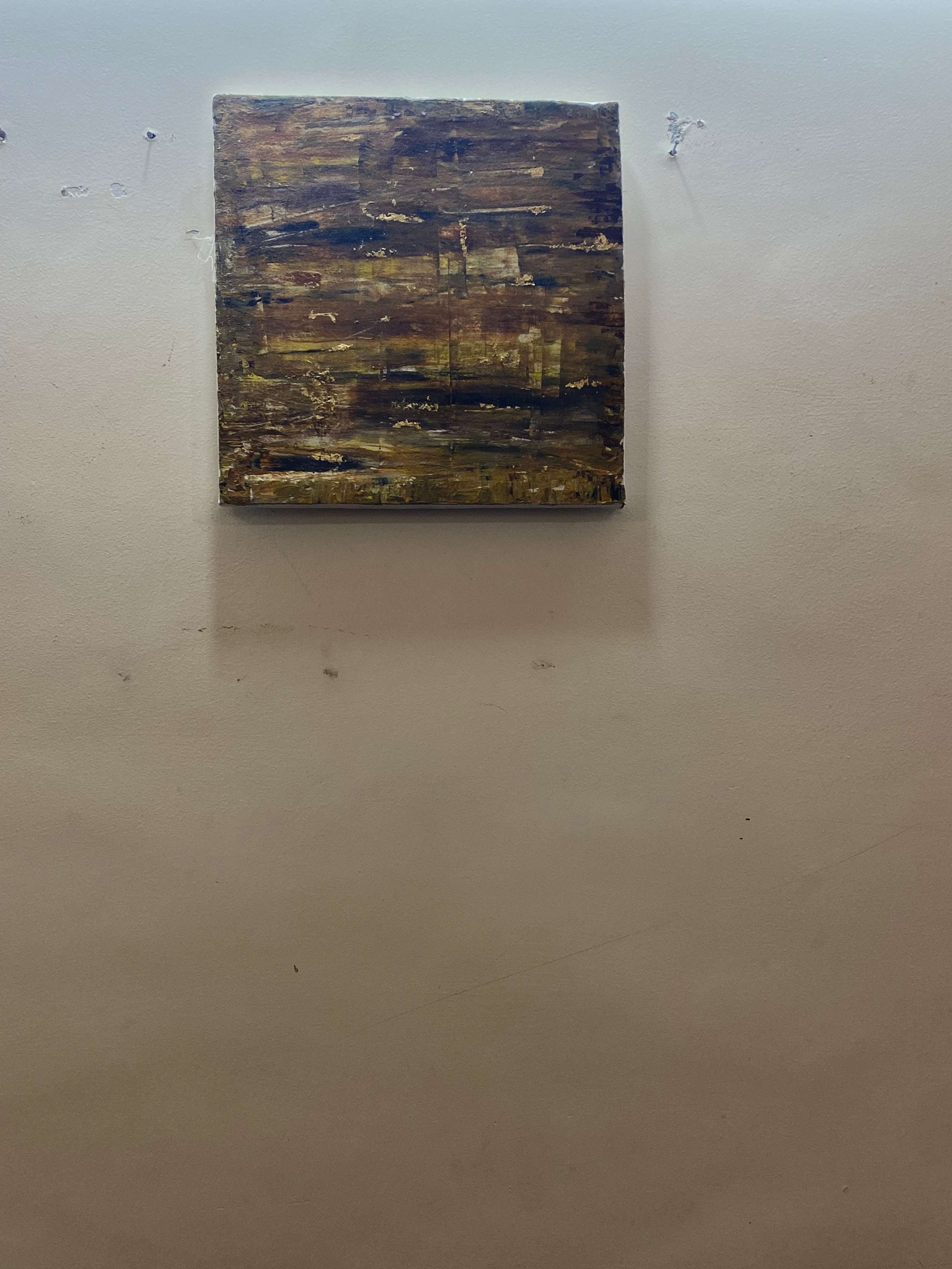 Abstract Painting As A Golden Echoes